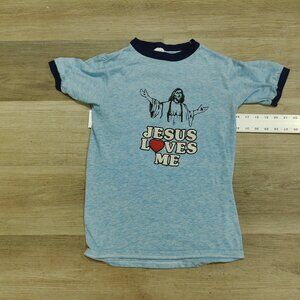 Vintage Jesus dead stock ringer tees